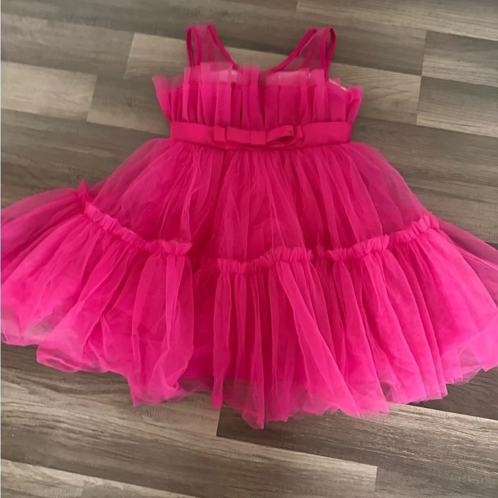 SHEIN Pink Tulle Kids Dress